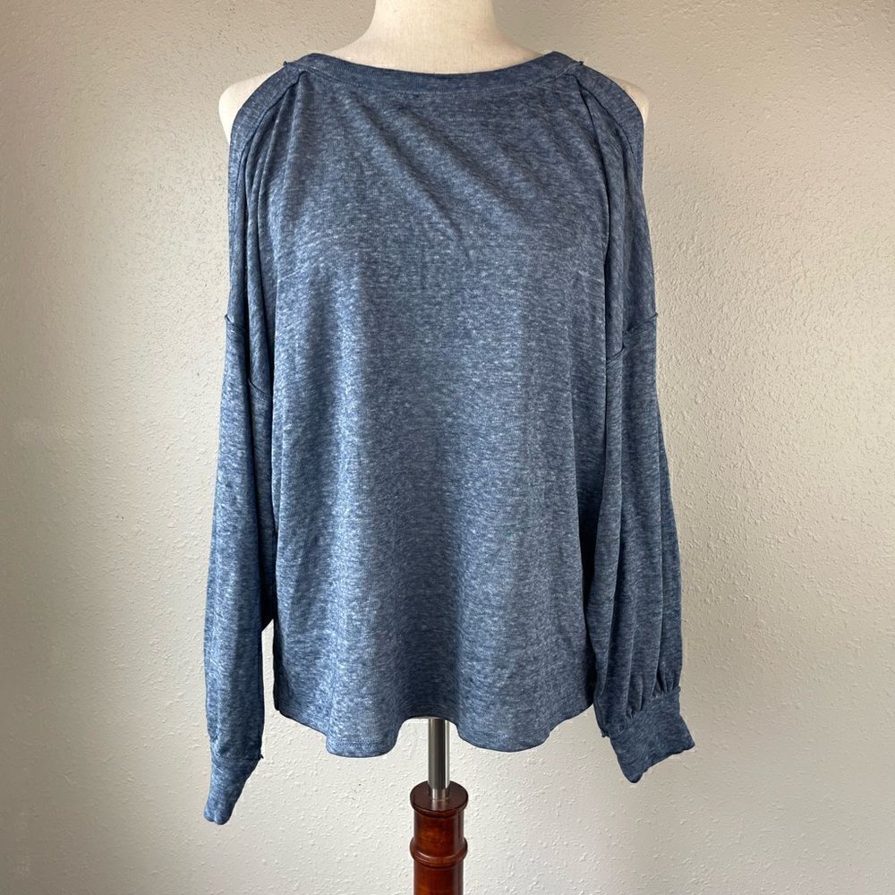 NWT We The Free Cold Shoulder Long Sleeve Tp Size M